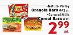 Rio Valley Market Nature Valley Granola Bars 6-12 ct. General Mills Cereal Bars 8 ct offer