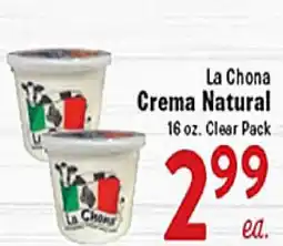 Rio Valley Market La Chona Crema Natural offer