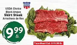 Rio Valley Market USDA Choice Black Angus Skirt Steak offer
