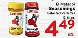 Rio Valley Market El Matador Seasonings offer