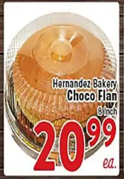 Rio Valley Market Hernandez Bakery Choco Flan offer