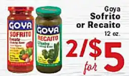 Rio Valley Market Goya Sofrito or Recaito offer