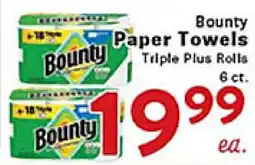 Rio Valley Market BOUNTY PAPER TOWELS offer