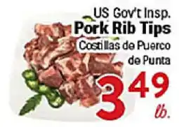 Rio Valley Market US Gov't Insp. Pork Rib Tips offer