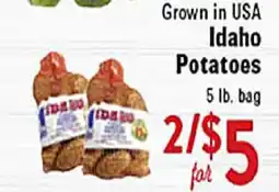 Rio Valley Market Idaho Potatoes offer
