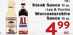 Rio Valley Market Steak Sauce 10 oz. • Lea & Perrins Worcestershire Sauce 10 oz offer