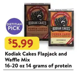 Fresh Thyme Kodiak Cakes Flapjack and Waffle Mix offer