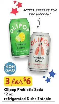 Fresh Thyme Olipop Prebiotic Soda offer