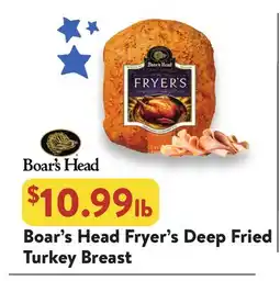 Fresh Thyme Boar's Head Fryer's Deep Fried Turkey Breast offer