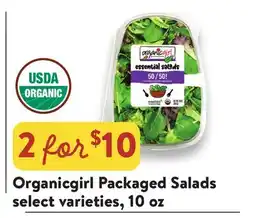 Fresh Thyme Organicgirl Packaged Salads offer