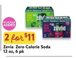 Fresh Thyme Zevia Zero Calorie Soda offer