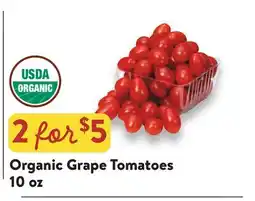 Fresh Thyme Organic Grape Tomatoes offer