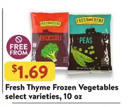 Fresh Thyme Fresh Thyme Frozen Vegetables offer