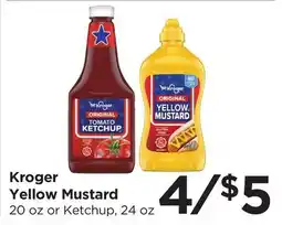 Food 4 Less Kroger Yellow Mustard offer