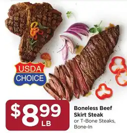 Food 4 Less Boneless Beef Skirt Steak offer