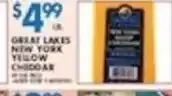 Compare Foods Great Lakes New York Yellow Cheddar offer