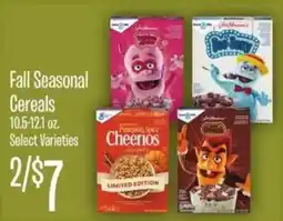 Jewel-Osco Fall Seasonal Cereals offer