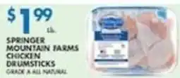 Compare Foods Springer mountain farms chicken drumsticks offer
