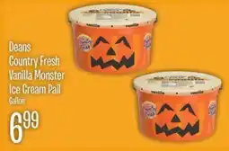 Jewel-Osco Deans Country Fresh Vanilla Monster Ice Cream Pail offer