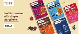 Jewel-Osco Rxbar protein-powered with simple ingredients offer