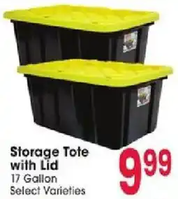 Jewel-Osco Storage Tote with Lid offer