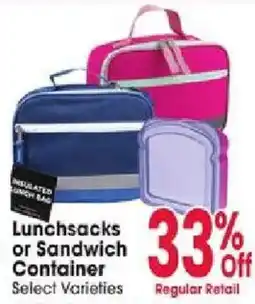 Jewel-Osco Insulated Lunch Sack offer