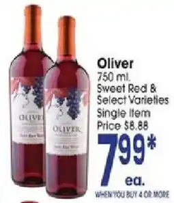 Jewel-Osco Oliver Sweet Red & Select Varieties offer