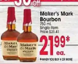 Jewel-Osco Maker's Mark Bourbon offer