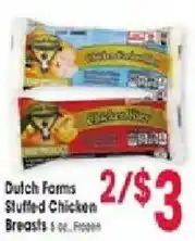 Jewel-Osco Dutch Farms Stuffed Chicken Breasts offer