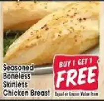 Seasoned Boneless Skinless Chicken Breast