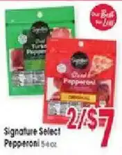 Jewel-Osco Signature Select Pepperoni offer