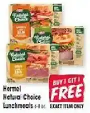 Jewel-Osco Hormel Natural Choice Lunchmeals offer