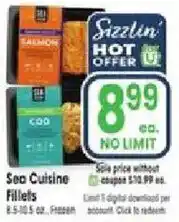 Jewel-Osco Sea Cuisine Fillets offer