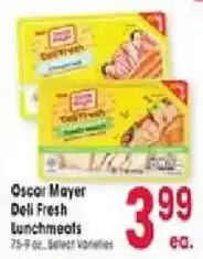 Jewel-Osco Oscar Mayer Deli Fresh Lunchmeats offer