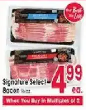 Jewel-Osco Signature Select Bacon offer