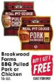 Jewel-Osco Brookwood Farms BBQ Pulled Pork or Chicken offer