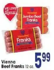 Jewel-Osco Vienna Beef Franks offer