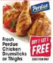 Jewel-Osco Fresh Perdue Chicken Drumsticks or Thighs offer