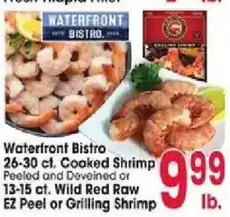 Jewel-Osco Waterfront Bistro cooked shrimp offer