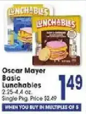Jewel-Osco Oscar Mayer Basic Lunchables offer