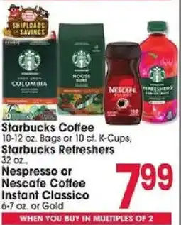 Jewel-Osco Starbucks Coffee offer