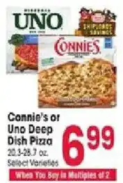Jewel-Osco Connie's or Uno Deep Dish Pizza offer