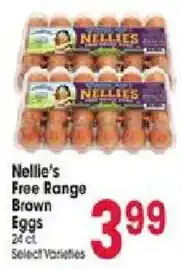 Jewel-Osco Nellie's Free Range Brown Eggs offer