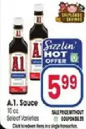 Jewel-Osco A.1 Sauce offer