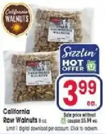 Jewel-Osco Sizzlin' California Raw Walnuts offer