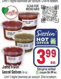 Jewel-Osco Jaffa Fresh Local Salsas offer