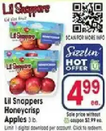 Jewel-Osco Lil Snappers Honeycrisp Apples offer
