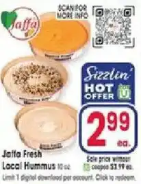 Jewel-Osco Jaffa Fresh Local Hummus offer