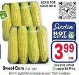 Jewel-Osco Sizzlin' Hot Offer Sweet Corn offer