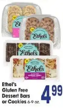 Jewel-Osco Ethel's Gluten Free Dessert Bars or Cookies offer